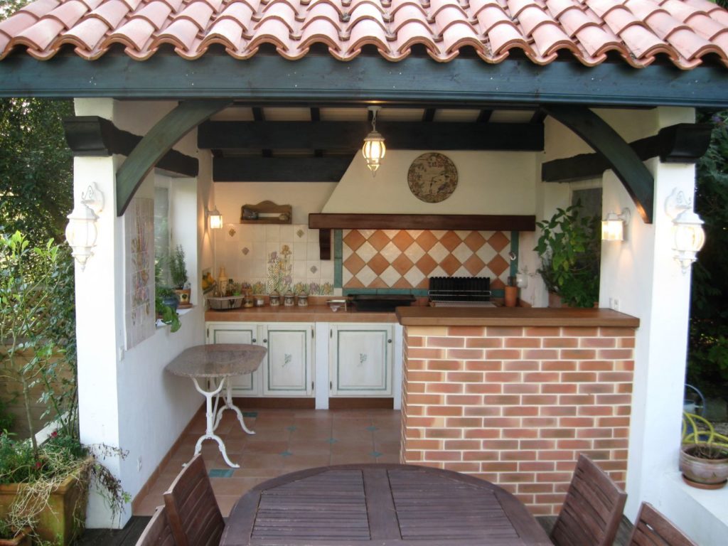 modèle cuisine d'extérieur